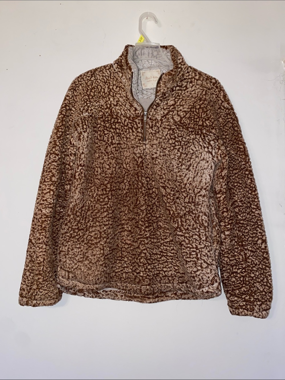 Altar'd State Brown Sherpa Pullover
